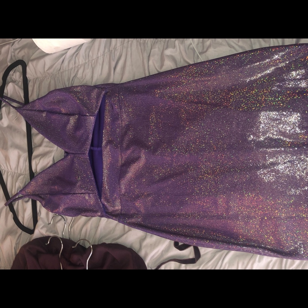 Iridescent Cut Out Dress